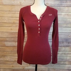 Hollister Long Sleeve Top Sz Small